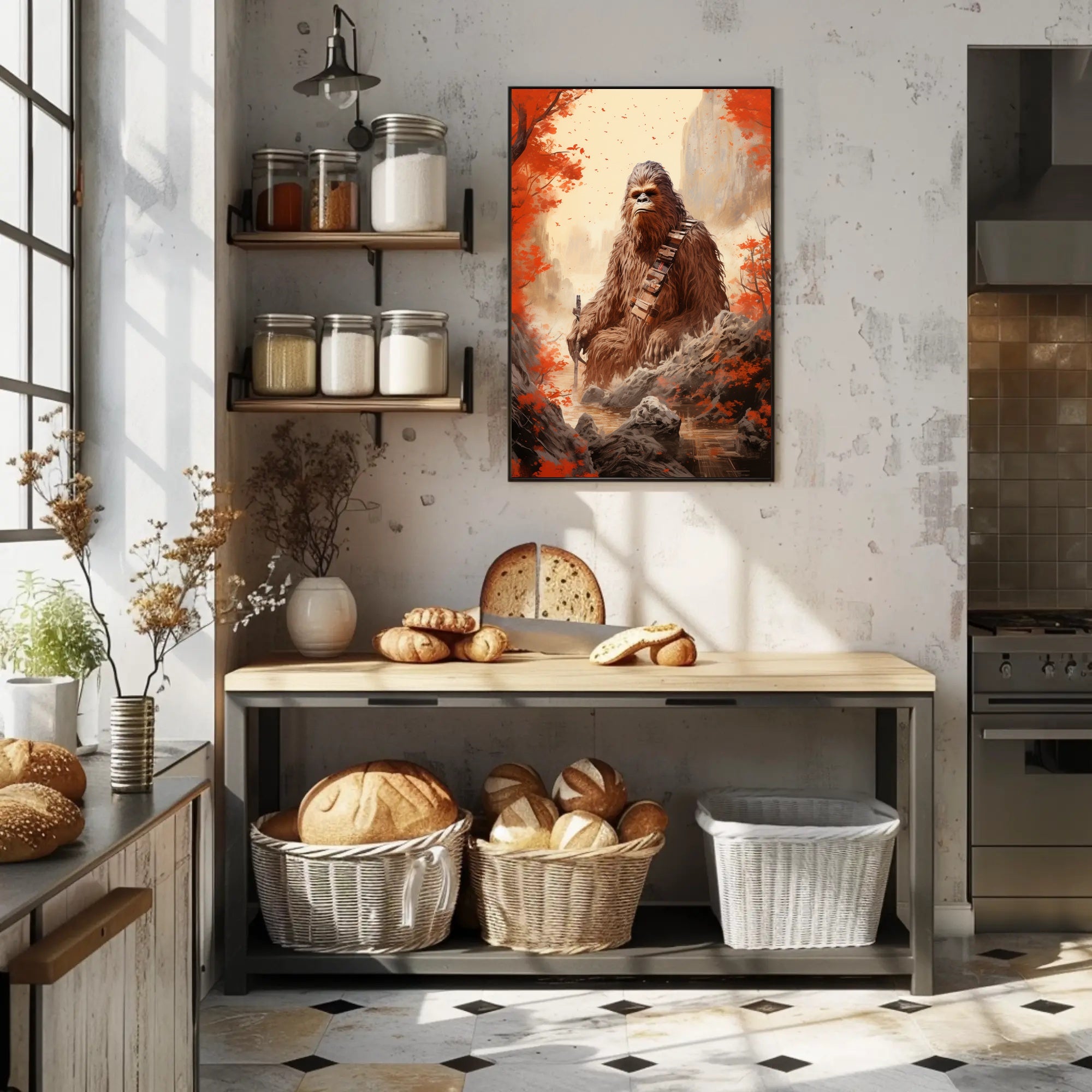 Mystical Forest Guardian Poster