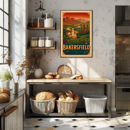 Bakersfield Landscape Poster