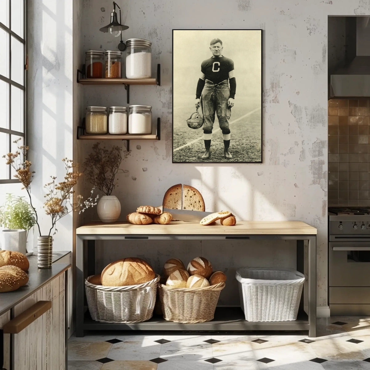 Vintage Football Legend Poster