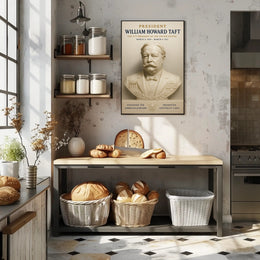 William Howard Taft Vintage Historical Presidential Poster