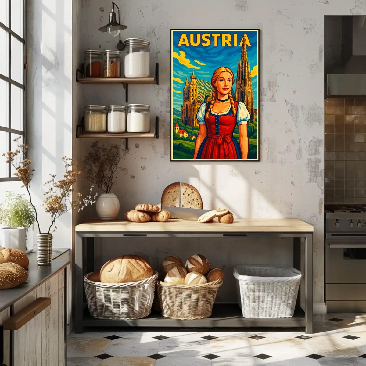 Austria Travel Poster