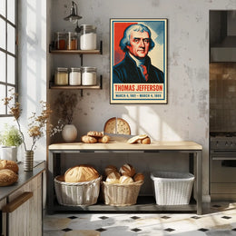 Thomas Jefferson Vintage Realism Collector Poster