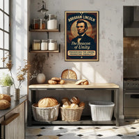 Abraham Lincoln Inspiring Vintage Historical or Presidential Poster PosterGoat