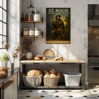 St. Roch The Patron Saint of Healing Poster