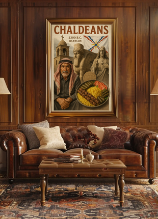 Chaldean Legacy Vintage Art Cultural Heritage Poster