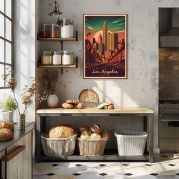 Los Angeles Cityscape Poster