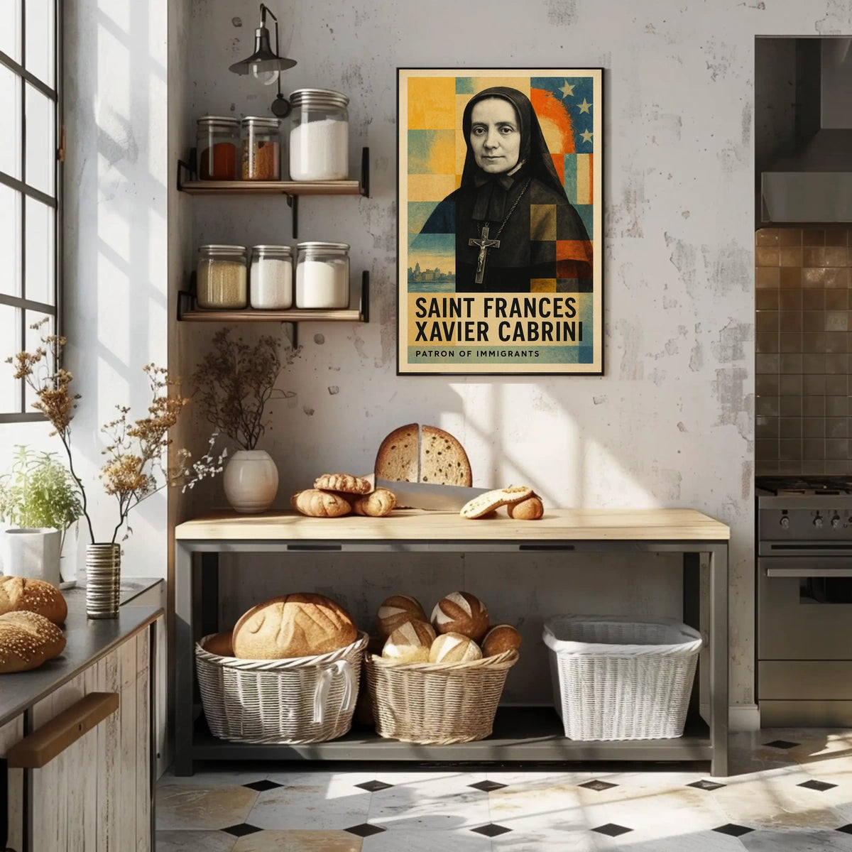 Saint Frances Xavier Cabrini Patron Of Poster