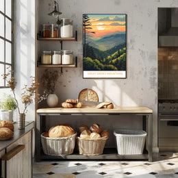 Great Smoky Mountains National Park Sunrise Poster