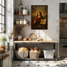 St. Catherine of Bologna  The Patroness of Artists Poster PosterGoat