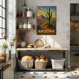 Arizona Desert Landscape Poster