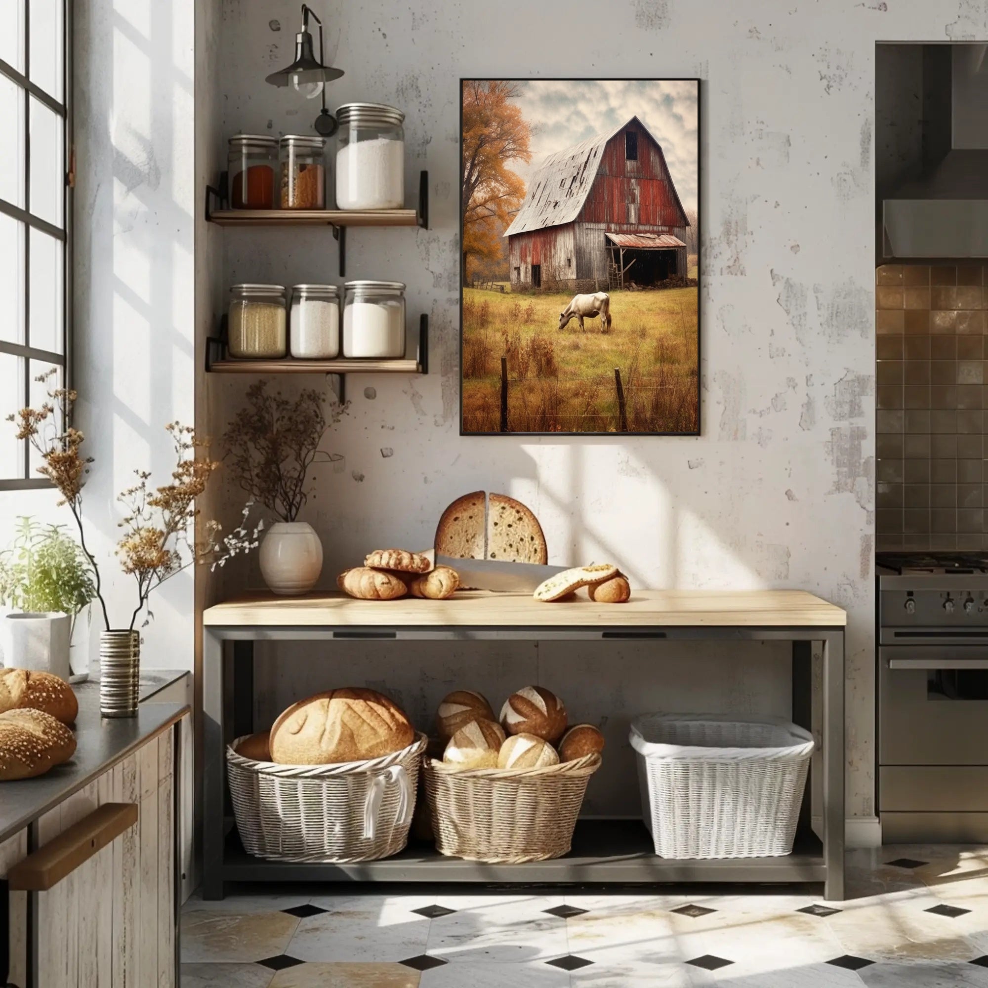 Tranquil Countryside Scene Poster