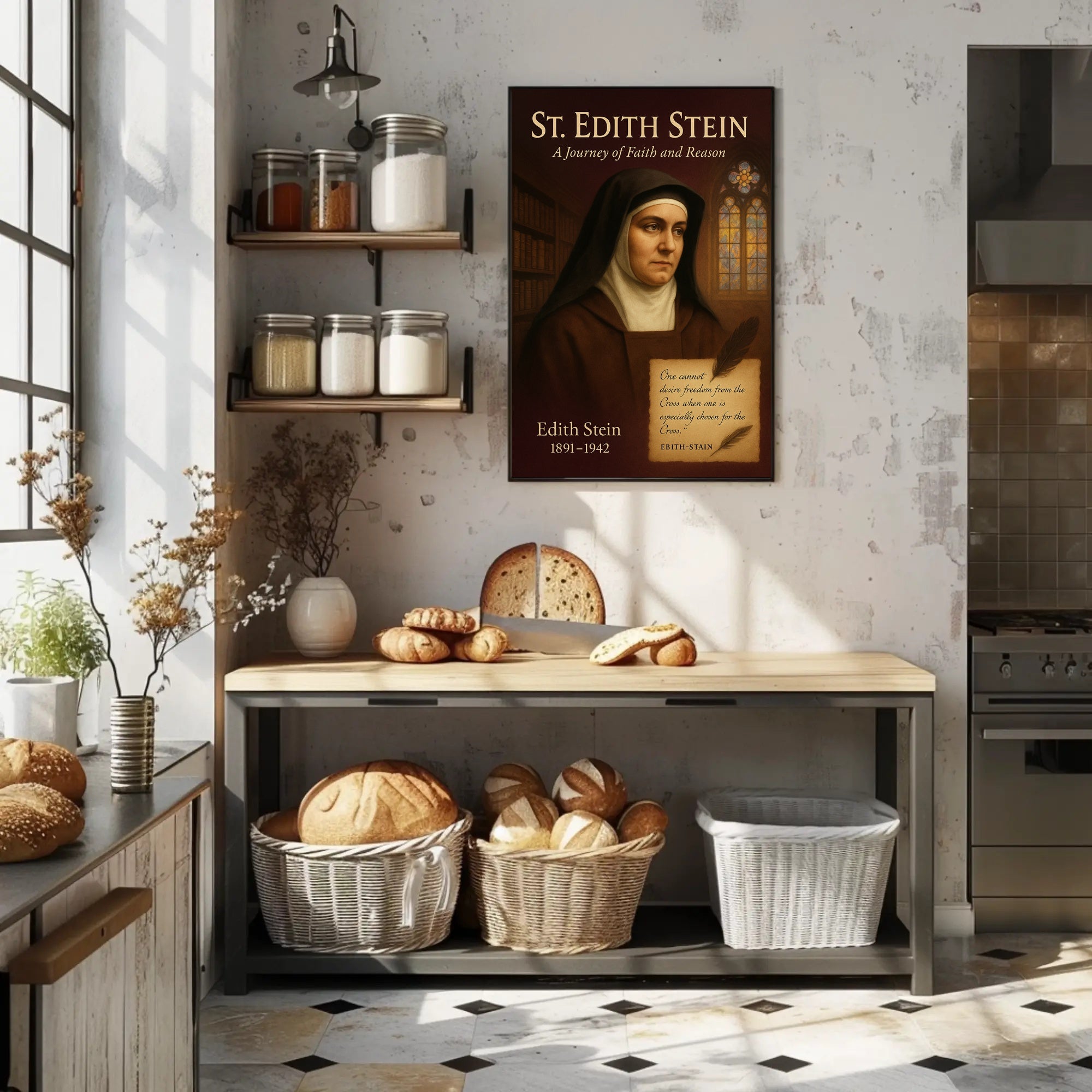 St. Edith Stein A Journey of Faith and Reason Poster PosterGoat