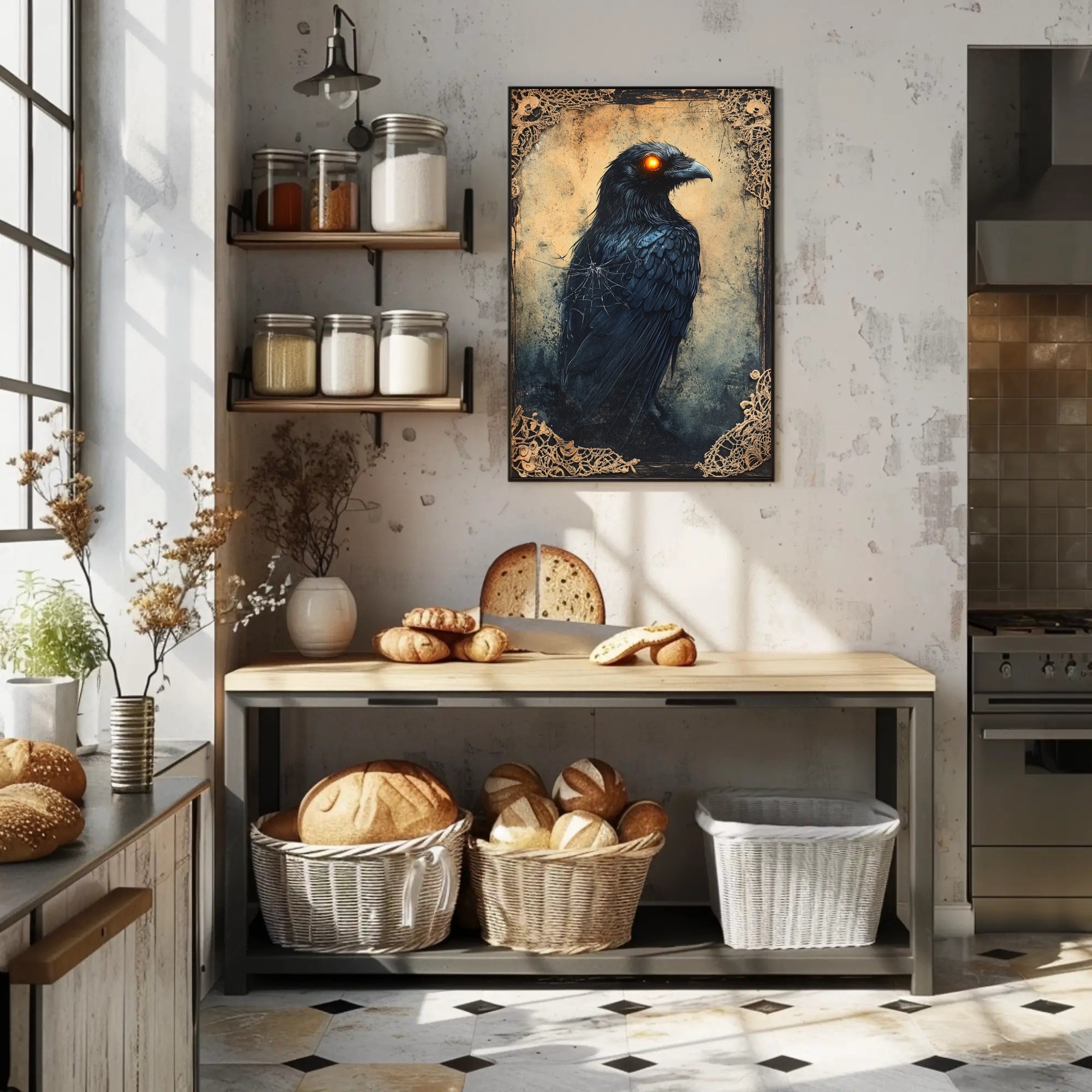 The Enigmatic Raven Poster