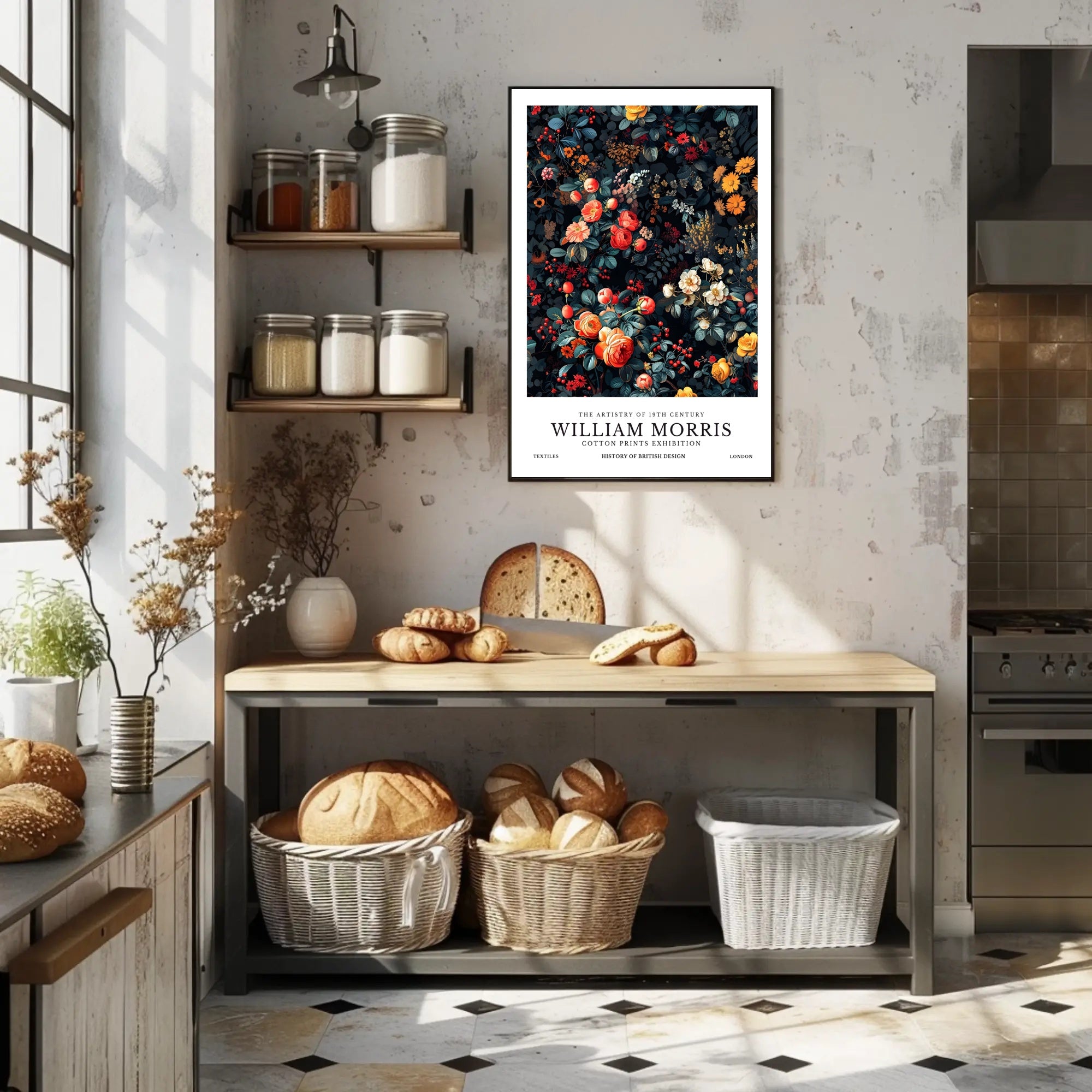 William Morris Cotton Prints Wall Art Poster