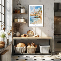 Sitges, Spain Coastal Charm Poster