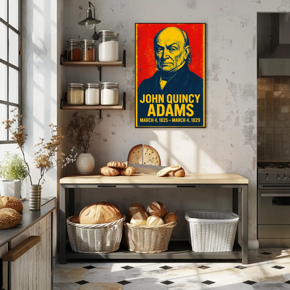 John Quincy Adams Presidential Term Poster