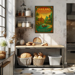 Thailand Enchantment Travel Poster
