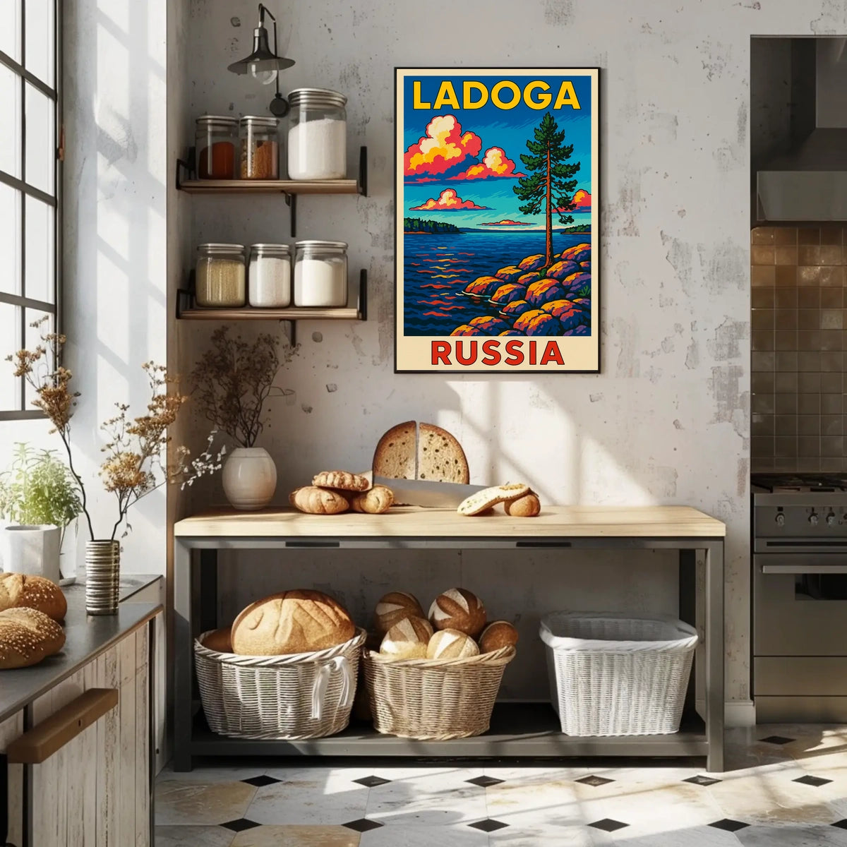 Ladoga, Russia Poster