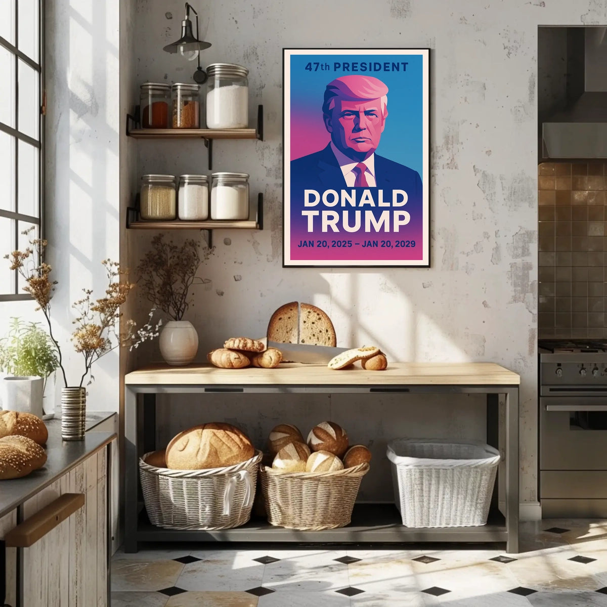 Donald Trump 47th President Poster