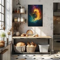 Mesmerizing Cosmic Nebula Art Print in Space or Astronomy Poster PosterGoat