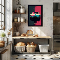 Retro Car Art Poster PosterGoat