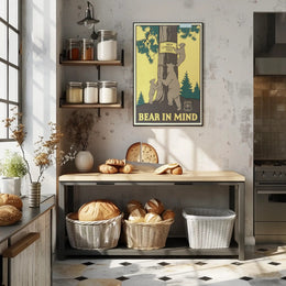 Bear in Mind: Prevent Forest Fires Poster PosterGoat