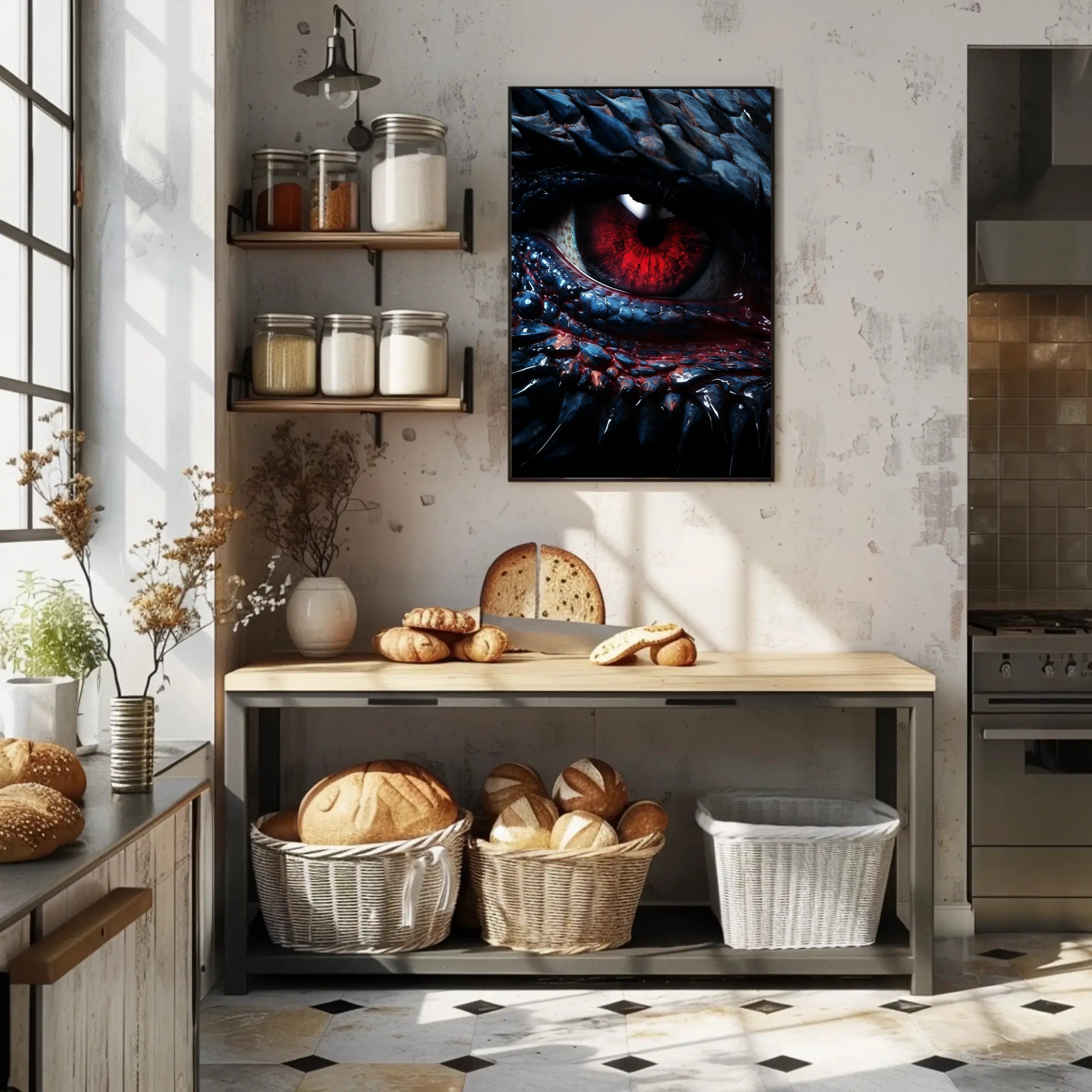 The DragonS Gaze Poster