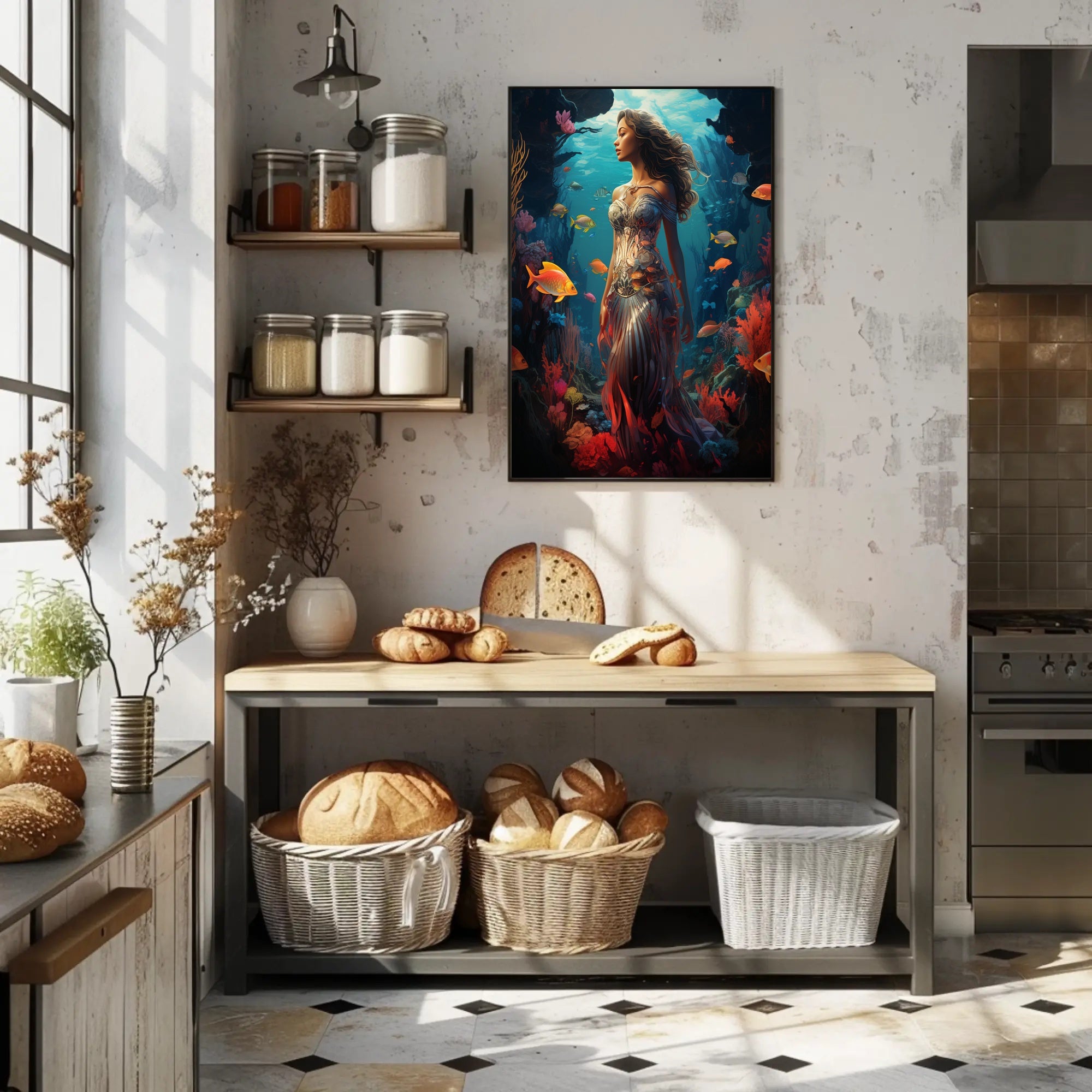 Enchanted Underwater Realm Poster