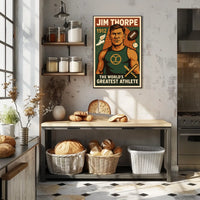 Jim Thorpe Legendary Athlete Poster
