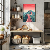 Serene Pathway Poster PosterGoat