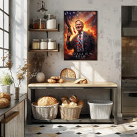 Commemorative Portrait of George H.W. Bush Poster