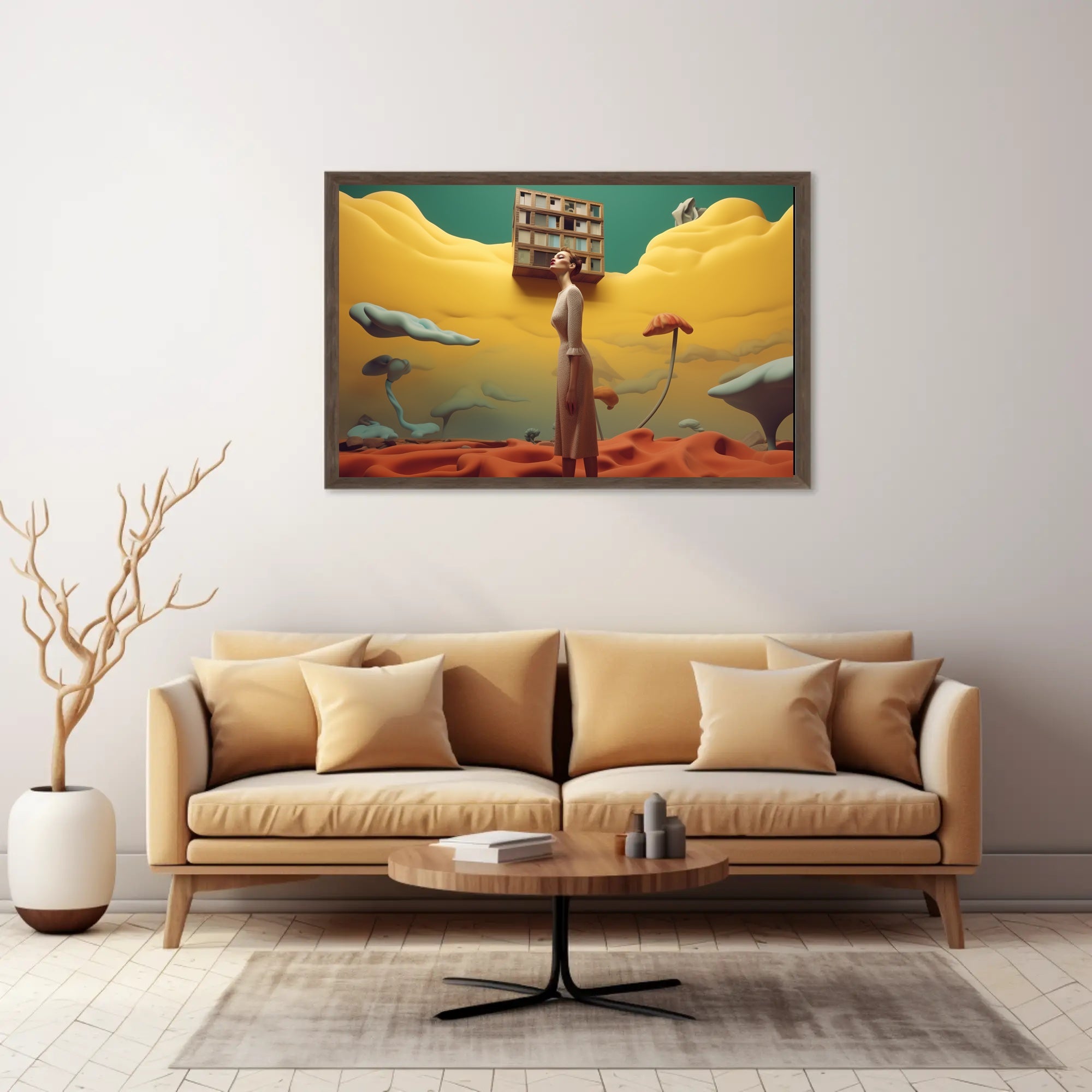 Surreal Dreamscape Art Print for Fantasy or Mythology Poster