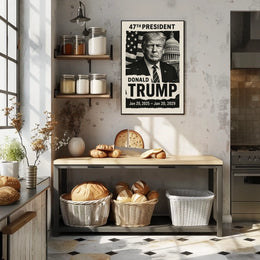 Patriotic Leadership Campaign Poster for Presidential Election