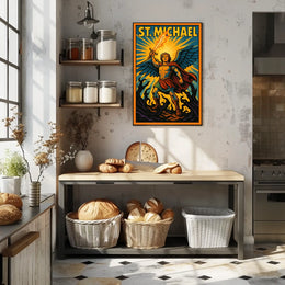Archangel Michael Wall Art Poster