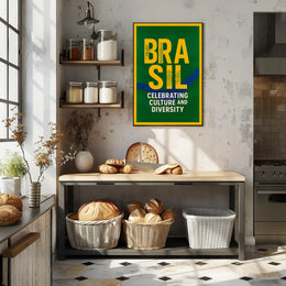 Celebrating Brazil Poster PosterGoat