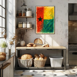 Abstract Flag Art Abstract Poster
