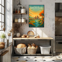 Discover Louisville, Kentucky Poster