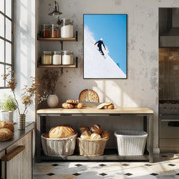 Skiing Adventure Poster