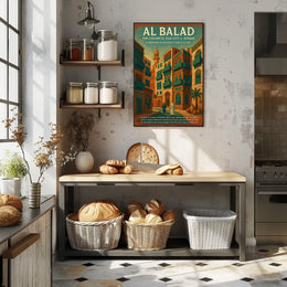 Al Balad The Colorful Old City Of Poster