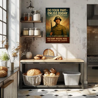 Enlist Today A Call To Duty Poster