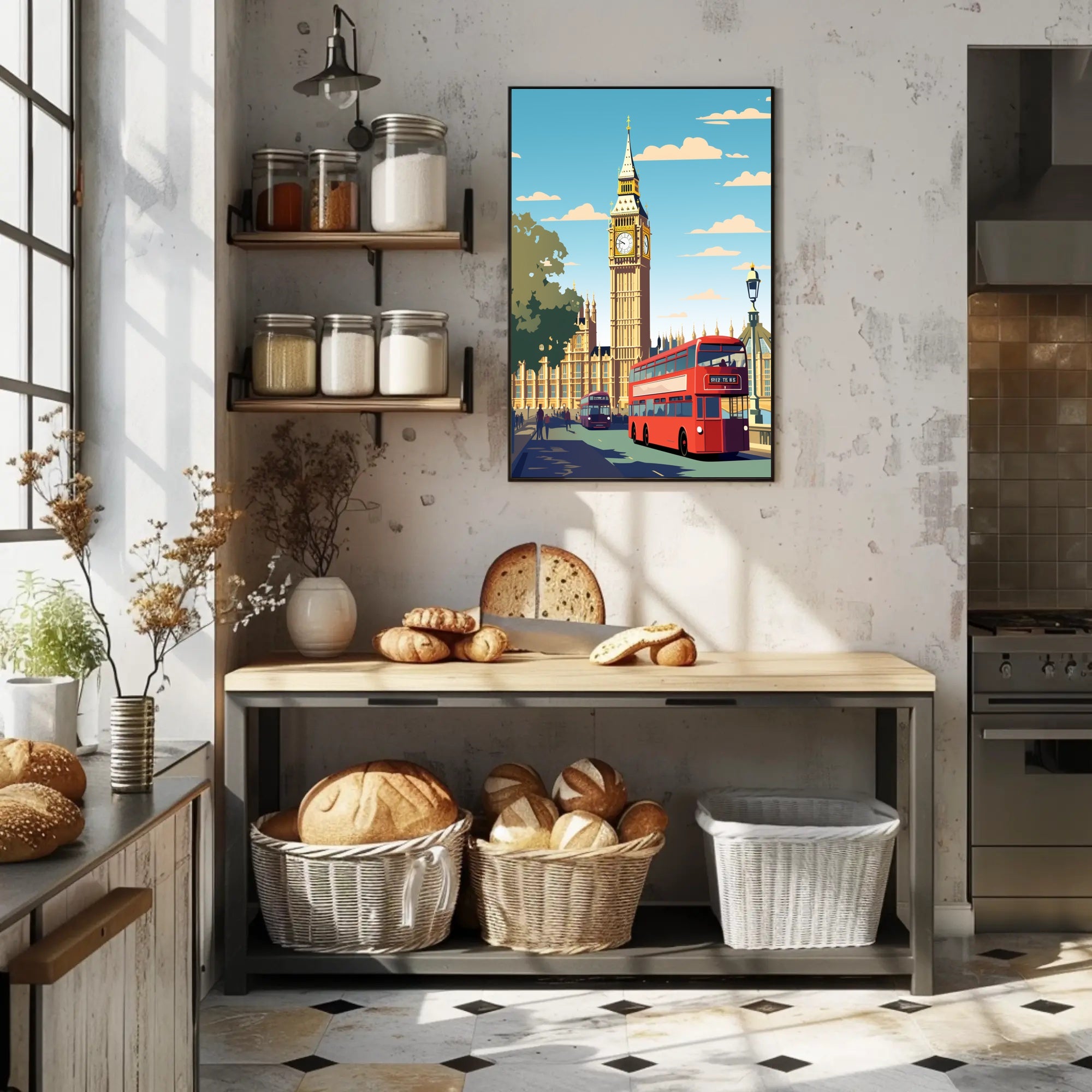 London Landmarks Big Ben And Poster