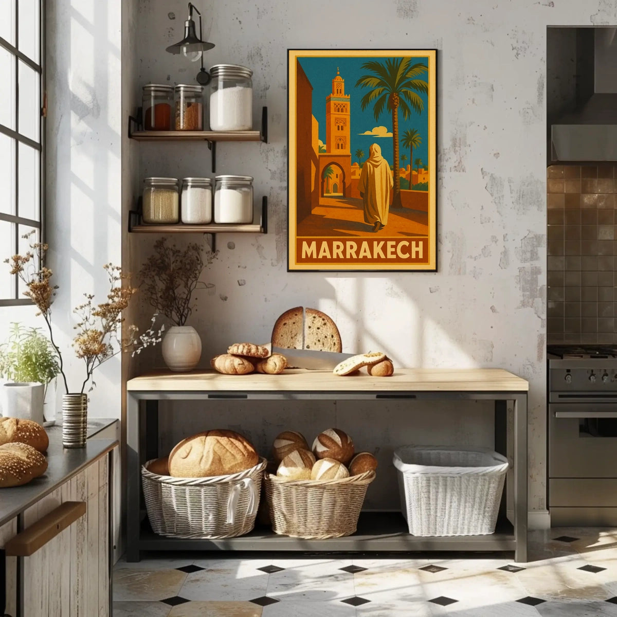 Marrakech Travel Poster
