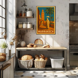 Marrakech Travel Poster