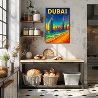 Dubai Skyline Poster