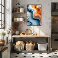 Flowing Colors Poster PosterGoat