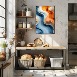 Flowing Colors Poster PosterGoat