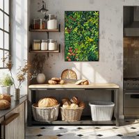 Lush Botanical Illustration Poster for Nature Lovers