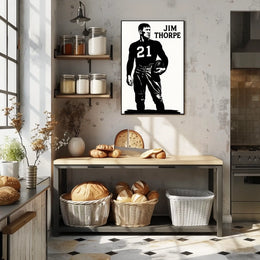 Jim Thorpe Legendary Athlete Poster