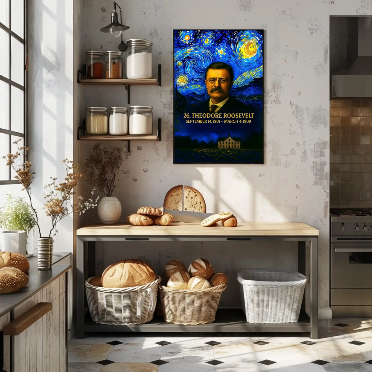Theodore Roosevelt 26th President of the United States Presidential Masterpiece Series Poster