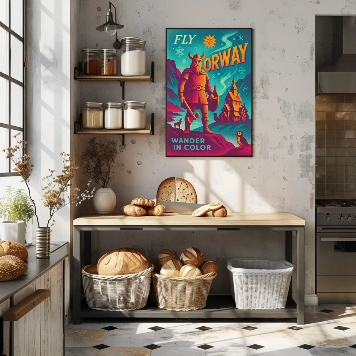 Explore Norway Wander in Color Poster